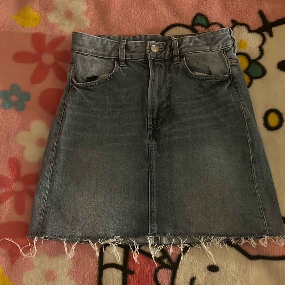 &denim jean skirt!!
